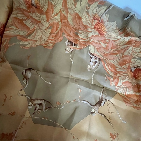Salvatore Ferragamo Leopard Silk Scarf - Picture 10 of 14